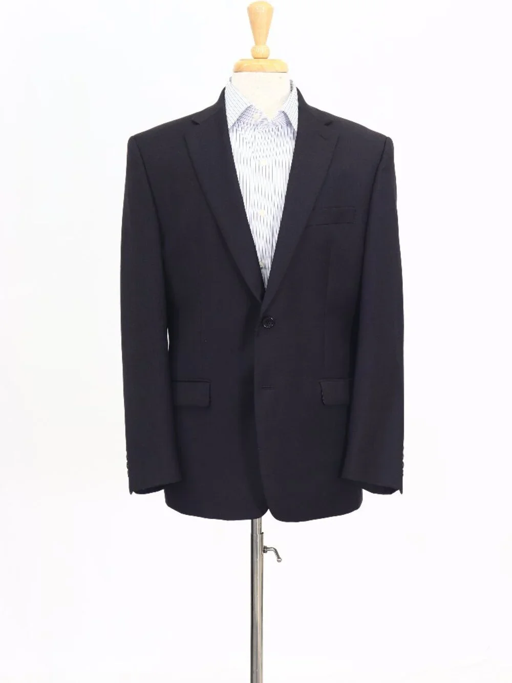 Ralph Lauren 42R Gray Blazer Sport Coat Jacket 2-Button Solid W868